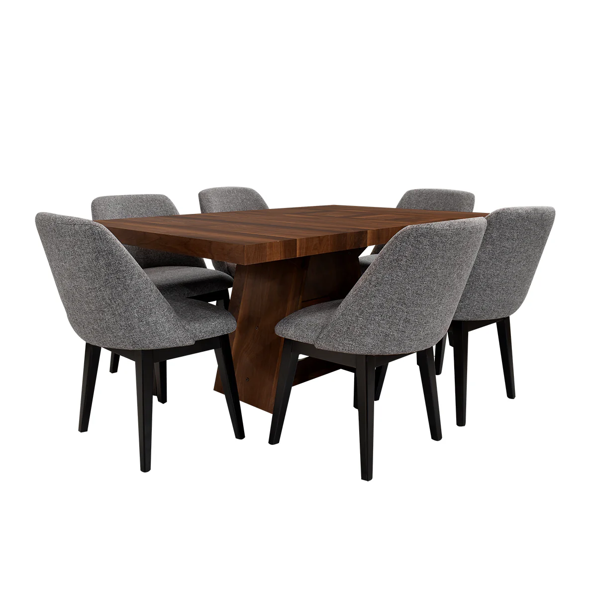 Comedor Carvallo-Nogal 6 Sillas - Image 3