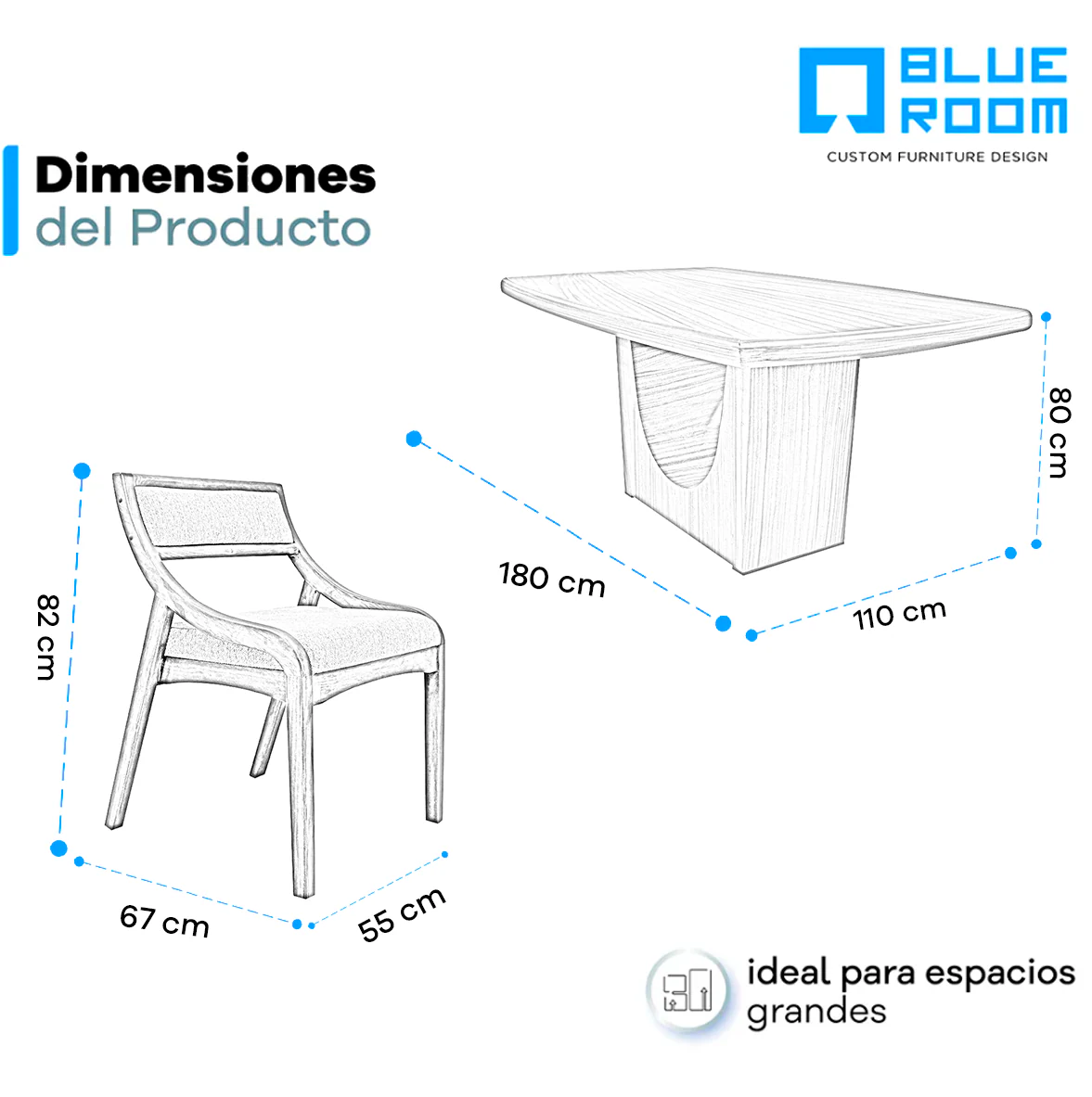 Comedor Palermo 6P - Parota - Image 17