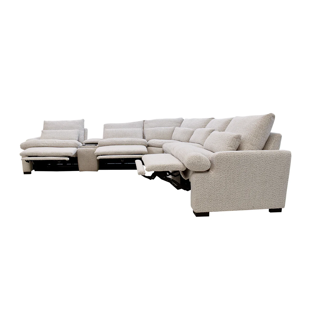 Sala Modular Nube - 3 Reclinables Electricos - 1 Consola - Image 10