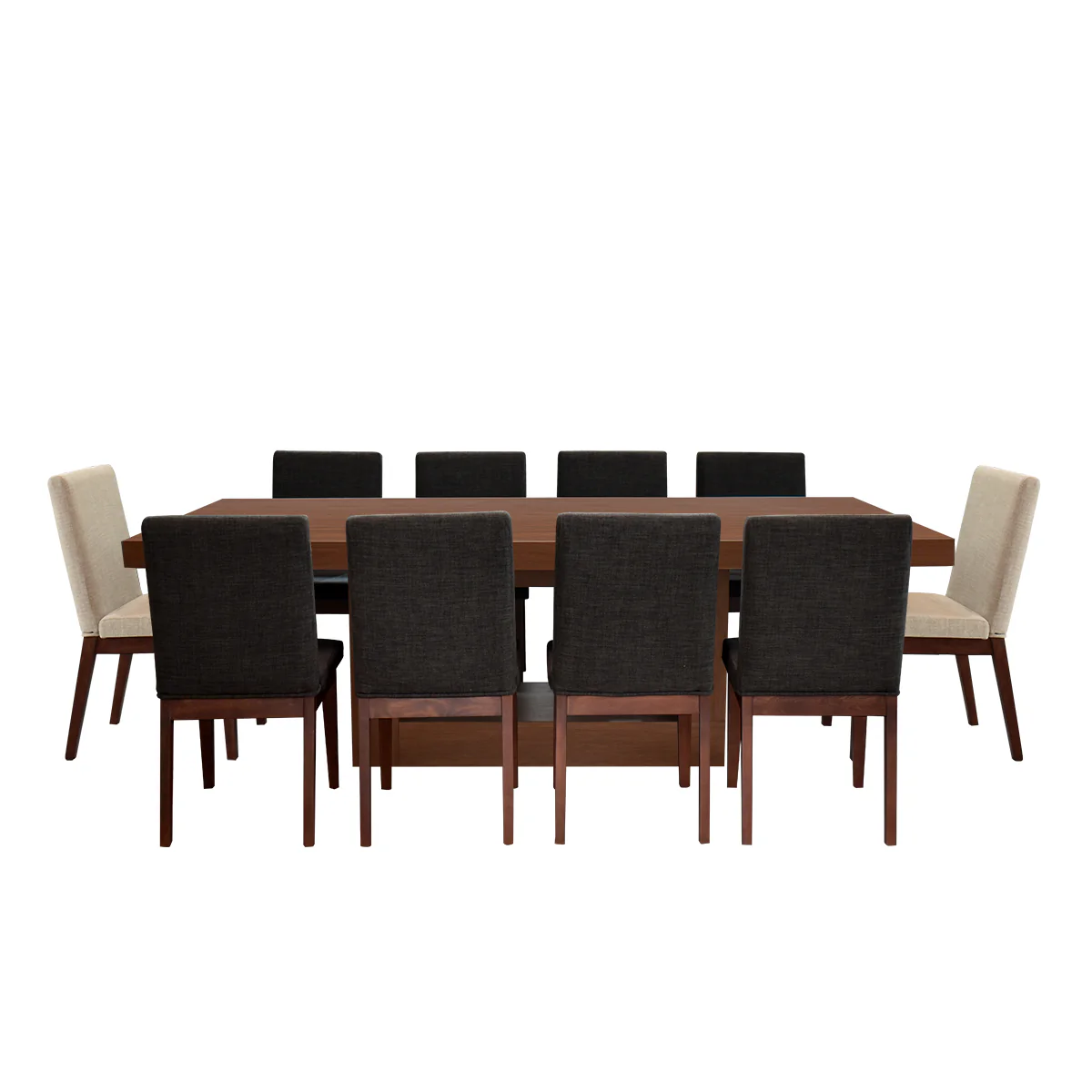 Comedor Armenia-Tzalam 2 Sillas Beige y 8 Sillas Smoke - Image 5
