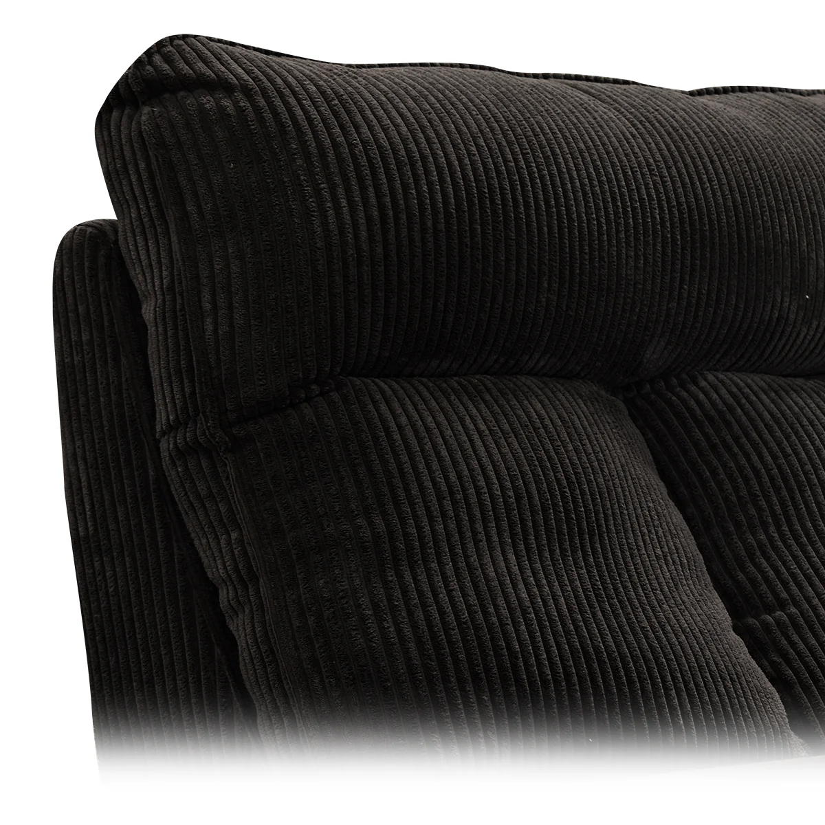Sillón Giratorio Mecedora Reclinable de Tela Belle Sistema Manual- Lincoln Black - Image 9