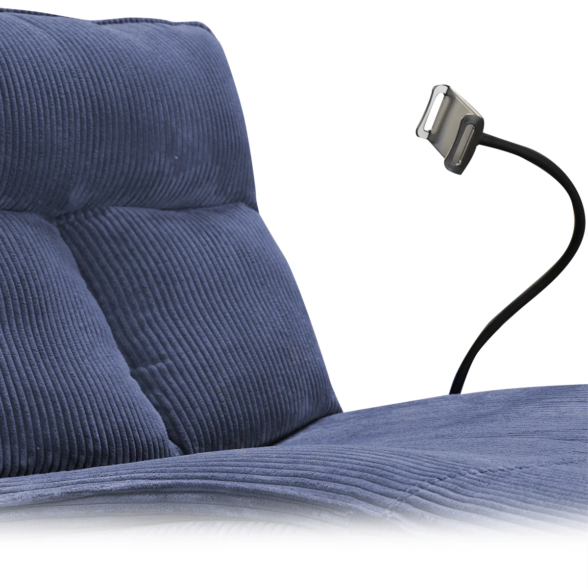 Sillón Giratorio Mecedora Reclinable de Tela Belle Sistema Manual- Lincoln Black - Image 21